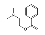 N,N-dimethyl-2-(1-phenylethenoxy)ethanamine结构式