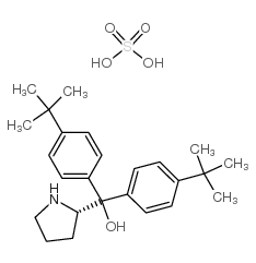 (2S)-(4,4'-二叔丁基苯基)吡咯烷硫酸甲醇结构式