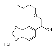 1-(1,3-benzodioxol-5-yl)-2-[2-(dimethylamino)ethoxy]ethanol,hydrochloride Structure
