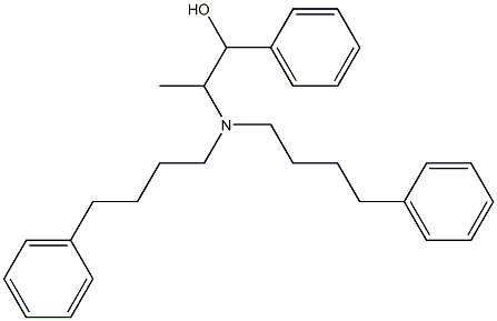 (1R,2S)-N,N-Bis(4-phenylbutyl)norephedrine结构式