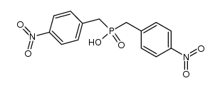 bis-(4-nitro-benzyl)-phosphinic acid结构式
