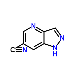 1H-Pyrazolo[4,3-b]pyridine-6-carbonitrile结构式