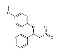 (R)-4-methoxy-N-(2-nitro-1-phenylethyl)aniline Structure