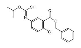 benzyl 2-chloro-5-(propan-2-yloxycarbothioylamino)benzoate结构式