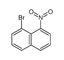 1-bromo-8-nitronaphthalene Structure