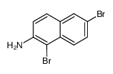 1,6-dibromo-[2]naphthylamine结构式