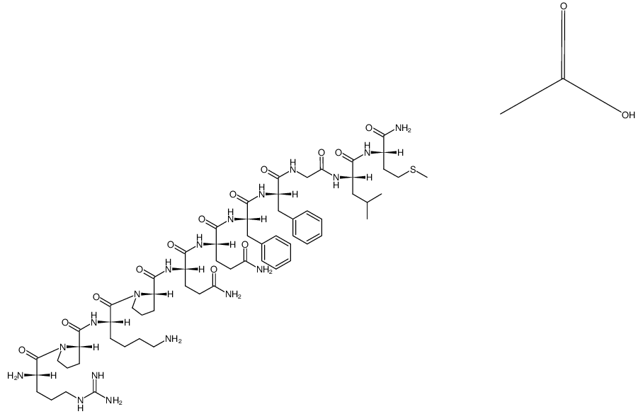 substance p acetate salt hydrate, biochemika structure