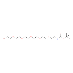 BocNH-PEG5-CH2CH2Br Structure