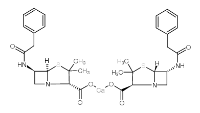 Penicillin, calcium salt Structure