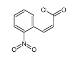 (2E)-3-(2-Nitrophenyl)acryloyl chloride结构式