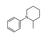 2-methyl-1-phenylpiperidine结构式