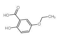 5-乙氧基-2-羟基苯甲酸结构式