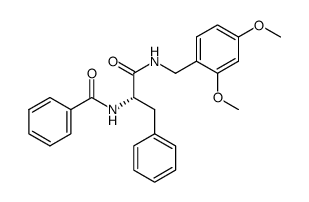 (S)-N-(1-((2,4-dimethoxybenzyl)amino)-1-oxo-3-phenylpropan-2-yl)benzamide Structure