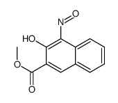 methyl 3-hydroxy-4-nitrosonaphthalene-2-carboxylate Structure