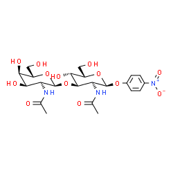 GalNAcβ(1-3)GlcNAc-β-pNP structure