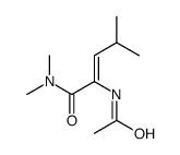 acetyl-N-dimethyl-alpha,beta-dehydroleucinamide结构式