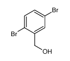(2,5-Dibromophenyl)methanol structure