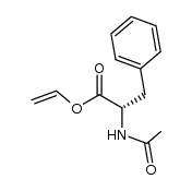 N-acetyl-L-phenylalanine vinyl ester Structure
