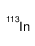 indium-113 Structure
