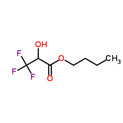 Butyl 3,3,3-trifluoro-2-hydroxypropanoate结构式