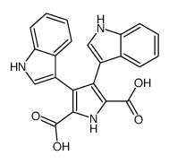 3,4-bis(1H-indol-3-yl)-1H-pyrrole-2,5-dicarboxylic acid结构式