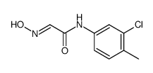 N-(3-chloro-4-methylphenyl)-2-(hydroxyimino)acetamide Structure