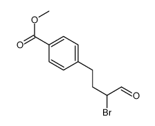 4-(3-溴-4-氧代丁基)苯甲酸甲酯结构式