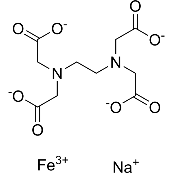 乙二胺四乙酸铁钠结构式