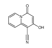 1-cyano-2-hydroxyquinolizine-4-one结构式