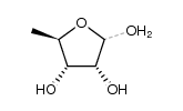 5-deoxy-D-ribofuranose结构式