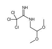 N-(2,2-二甲氧基乙基)三氯乙脒结构式