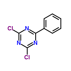 2,4-二氯-6-苯基-1,3,5-三嗪结构式