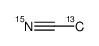 乙腈-2-13C-15N结构式