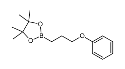 4,4,5,5-tetramethyl-2-(3-phenoxypropyl)-1,3,2-dioxaborolane Structure