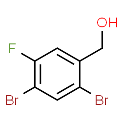 2,4-Dibromo-5-fluorobenzyl alcohol结构式