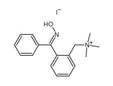[2-(hydroxyimino-phenyl-methyl)-benzyl]-trimethyl-ammonium, iodide Structure