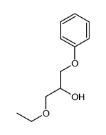 1-ethoxy-3-phenoxypropan-2-ol结构式