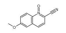 2-cyano-6-methoxyquinoline N-oxide结构式