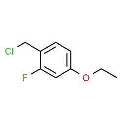 1-(氯甲基)-4-乙氧基-2-氟苯结构式