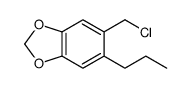 5-(chloromethyl)-6-propyl-1,3-benzodioxole Structure