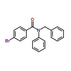 N-Benzyl-N-phenyl-4-bromobenzamide Structure