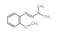 N-(2-methoxyphenyl)diazenyl-N-methyl-methanamine结构式