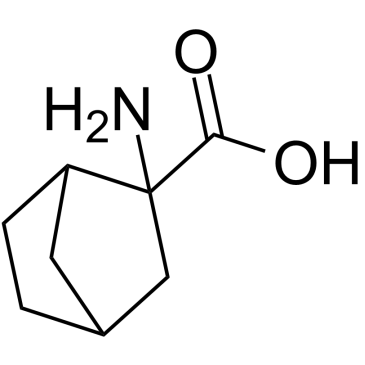 2-氨基二环[2.2.1]庚烷-2-羧酸结构式