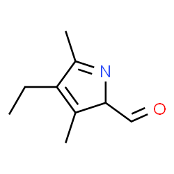 2H-Pyrrole-2-carboxaldehyde, 4-ethyl-3,5-dimethyl- (9CI) Structure