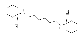 1-({6-[(1-氰基环己基)氨基]-己基}氨基)环己烷甲腈结构式