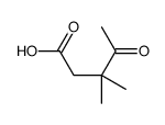 3,3-dimethyl-4-oxopentanoic acid结构式