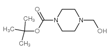 4-(2-羟基甲基)-1-哌嗪羧酸, 1,1-二甲基乙酯结构式