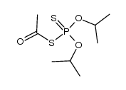 S-acetyl O,O-diisopropyl phosphorodithioate结构式