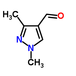 1,3-二甲基吡唑-4-甲醛结构式