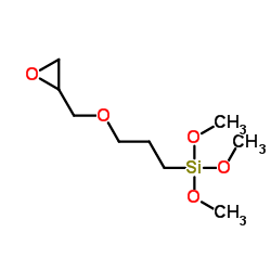 3-缩水甘油醚氧基丙基三甲氧基硅烷结构式